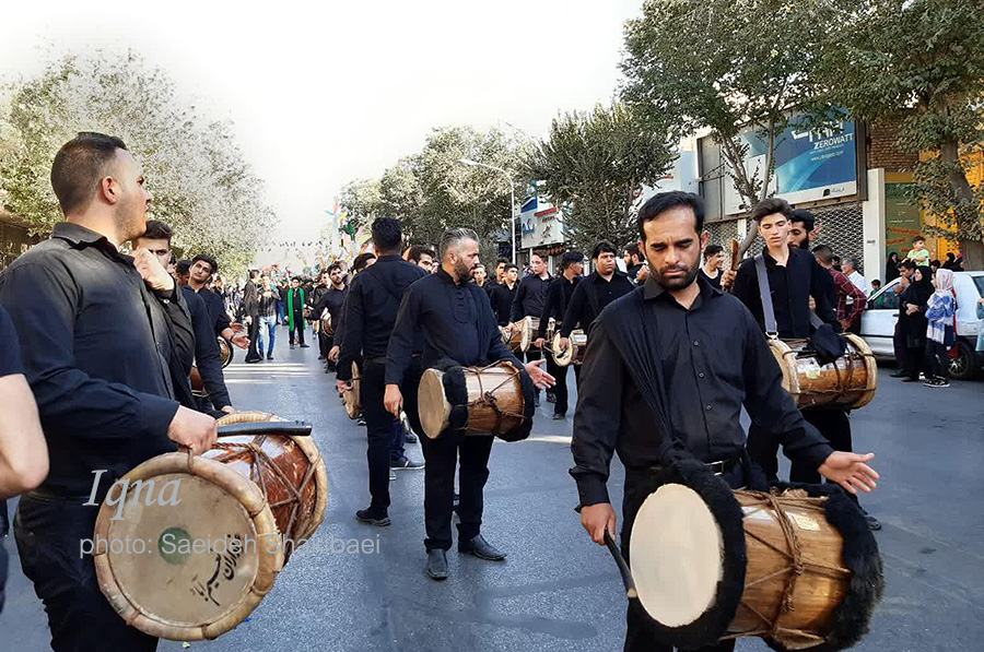 حرکت کاروان غم در یزد