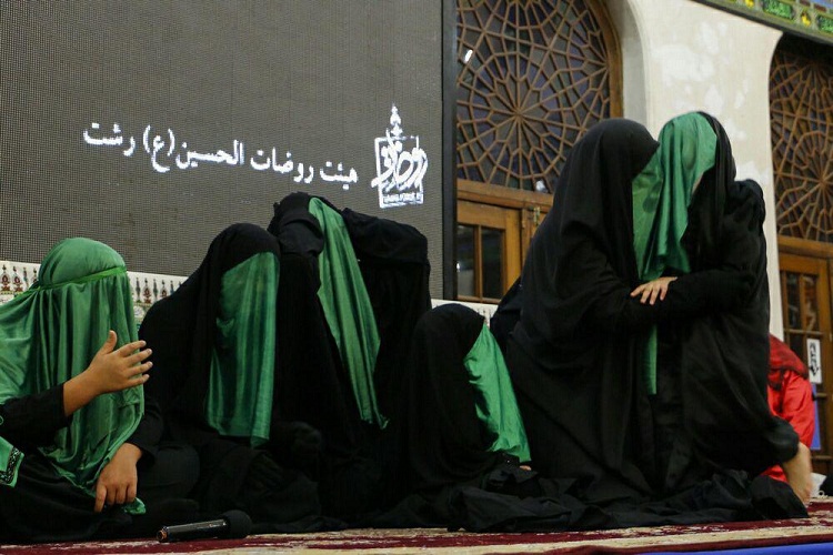 سفره حضرت رقیه(س) در مصلی رشت