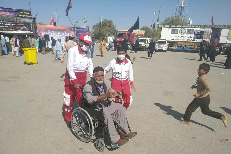 تصاویری از اسکان زوار پاکستانی در میرجاوه