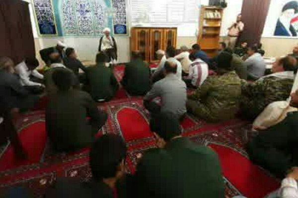 تجلیل از مادر شهید «غلامرضا ابراهیمی» در لامرد