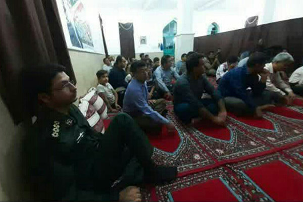 تجلیل از مادر شهید «غلامرضا ابراهیمی» در لامرد