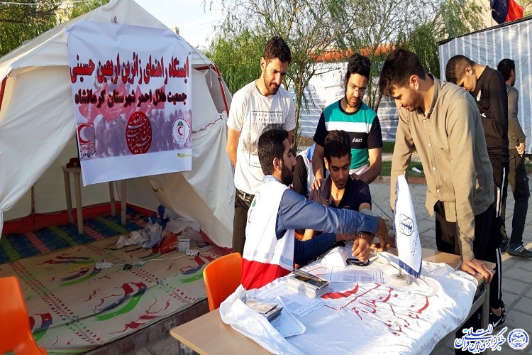 خدمترسانی جامع موکب جهاد دانشگاهی کرمانشاه به زوار اربعین خدمترسانی جامع موکب جهاد دانشگاهی کرمانشاه به زوار اربعین