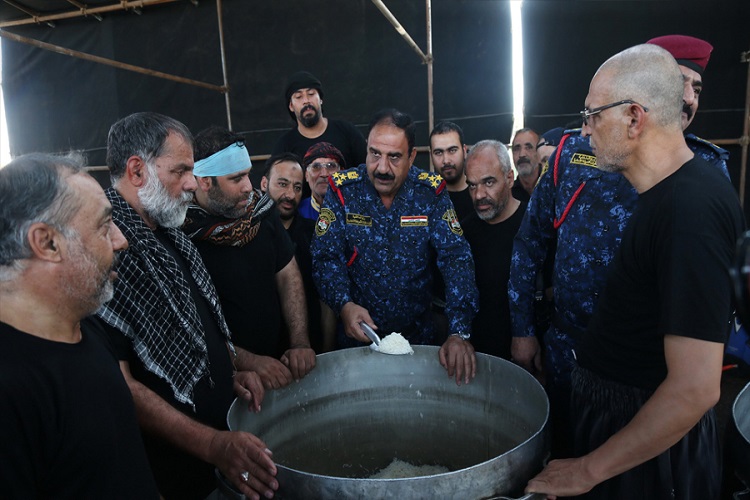 گزارش تصویری موکب اداره کل اوقاف و امور خیریه قم در سامراء