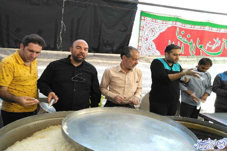 خدمت‌رسانی هیات ابوالفضلی بیرجند به زائران اربعین