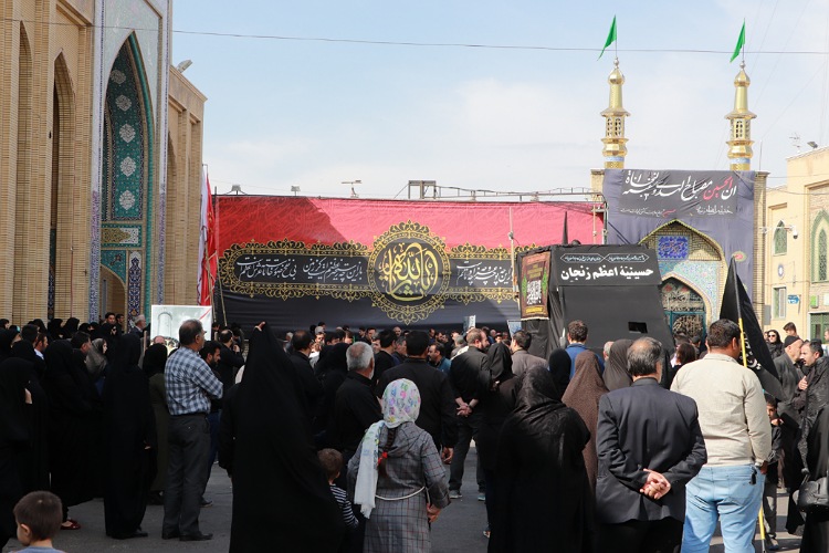 عزاداری جاماندگان اربعین در زنجان
