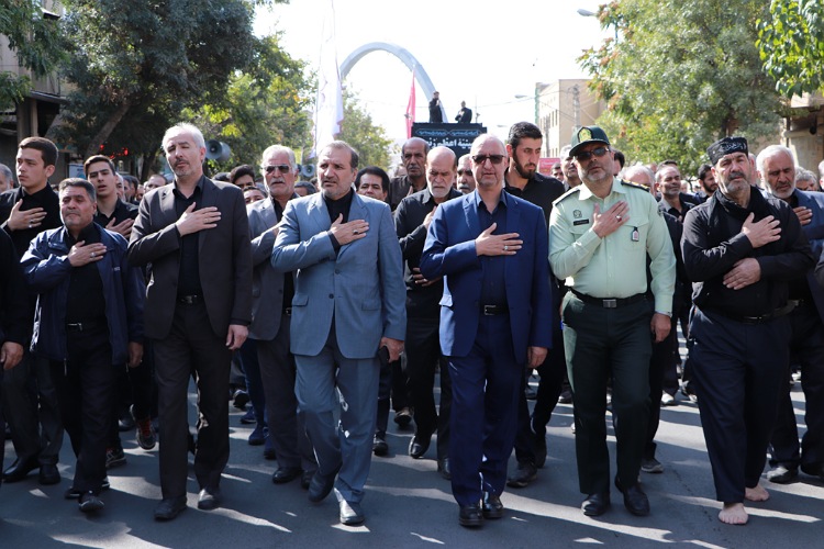 عزاداری جاماندگان اربعین در زنجان