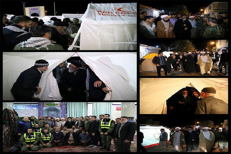ابلاغ پیام همدردی رهبر معظم انقلاب به زلزله زدگان توسط امام جمعه تبریز ابلاغ پیام همدردی رهبر معظم انقلاب به زلزله زدگان توسط امام جمعه تبریز