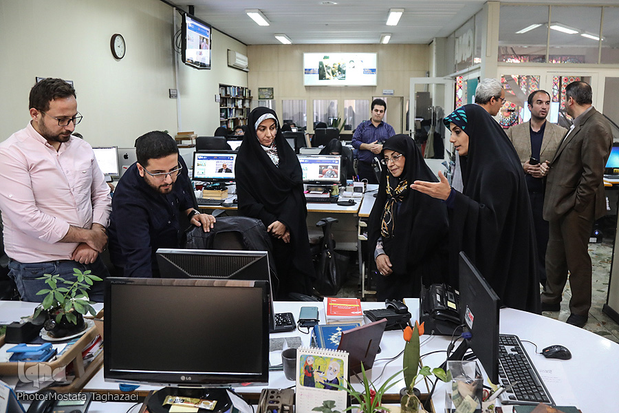بازدید رئیس کتابخانه ملی از ایکنا بازدید رئیس کتابخانه ملی از ایکنا