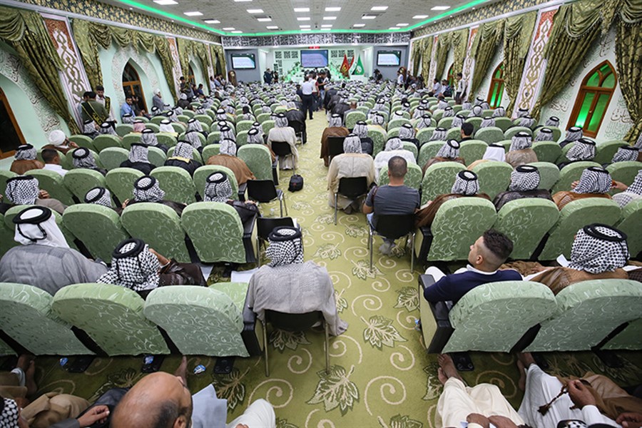 گردهمایی قرآنی سران عشایر عرب جنوب خوزستان و عراق در آبادان