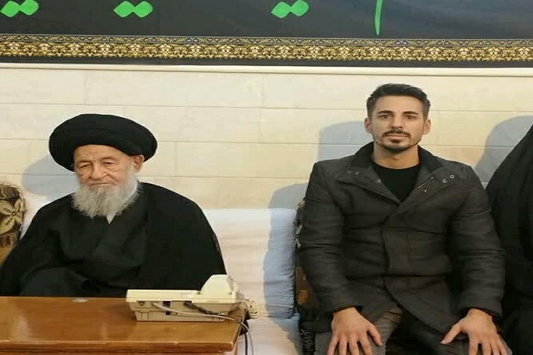 مراسم تشرف جوان پرتغالی به اسلام در دفتر آیت&zwnj;الله علوی گرگانی