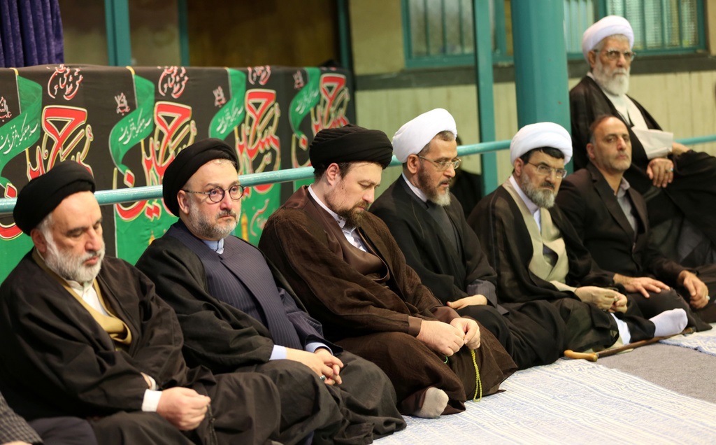 مراسم سوگواری آخر ماه صفر در حسینیه جماران