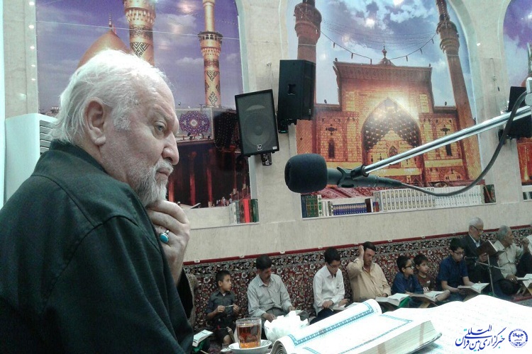 مراسم ترحیم استاد&laquo;محمدصادق جعفری&raquo; در مشهد