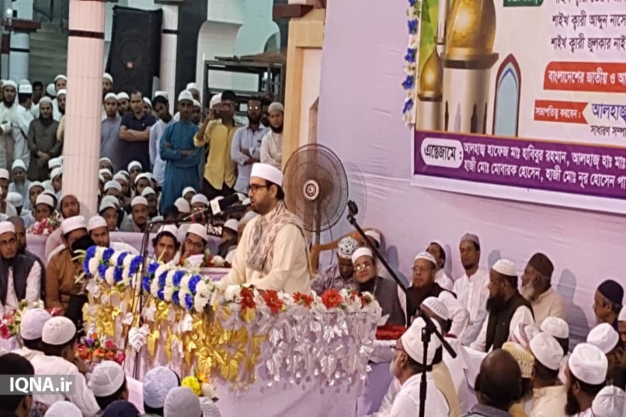 تلاوت قاسم مقدمی در محافل بین&zwnj;المللی بنگلادش+عکس و فیلم