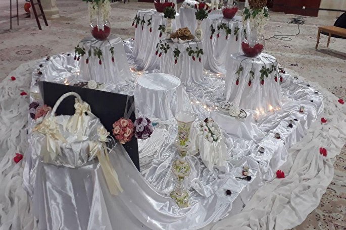 آغاز زندگی زوج خادم در حسینیه اعظم زنجان