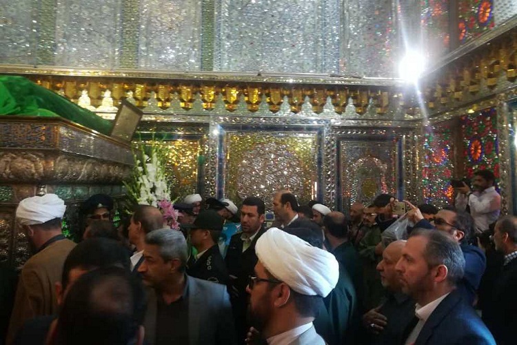 آرامگاه شهید آیت‌الله دستغیب گلباران شد
