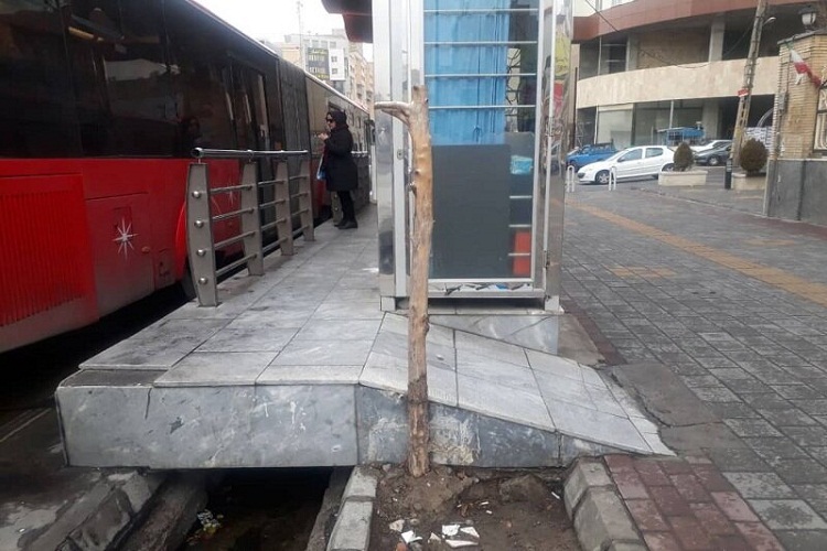 آغاز طرح مناسب سازی ایستگاه های بی&zwnj;آرتی تبریز برای استفاده معلولان