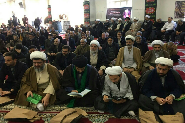 مراسم یادبود آیت&zwnj;الله کاویانی در نهاوند برگزار شد