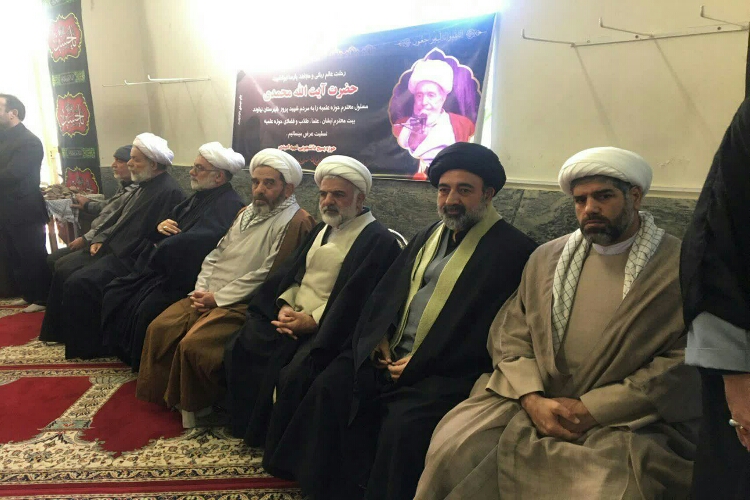 مراسم یادبود آیت&zwnj;الله کاویانی در نهاوند برگزار شد