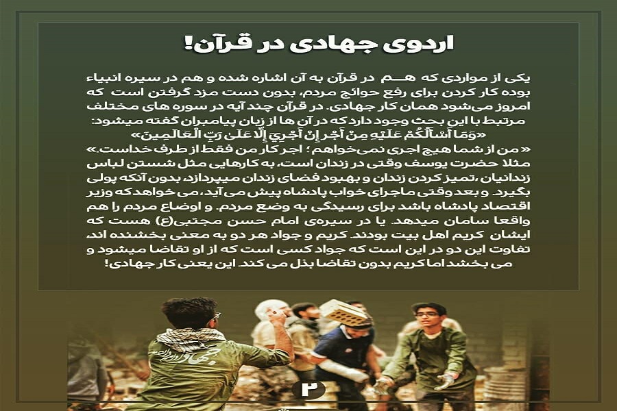 اردوی جهادی از منظر قرآن کریم