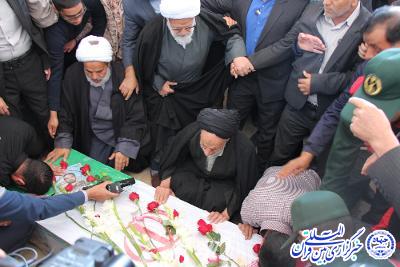 تشییع پیکر بسیجی شهید سید علی رضوی