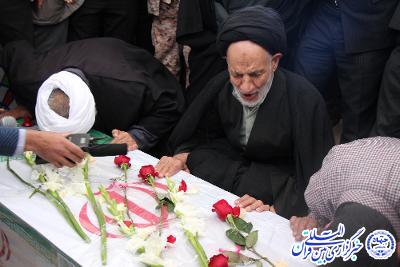 تشییع پیکر بسیجی شهید سید علی رضوی