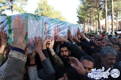 تشییع پیکر بسیجی شهید سید علی رضوی