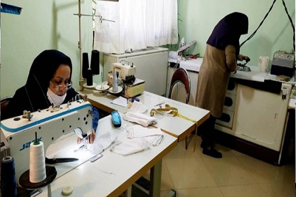 تولید روزانه  2 هزار عدد ماسک توسط خیر لرستانی
