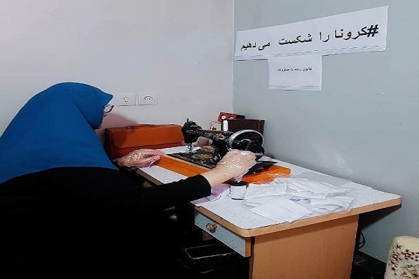 تولید ماسک در ڪانون&zwnj;های فرهنگی تربیتی لرستان