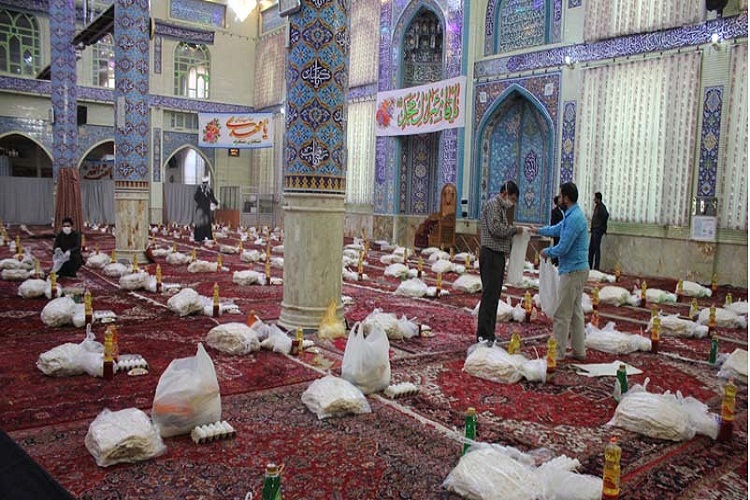 عکس | توزیع بزرگترین سبد معیشتی با نیمه شعبان در مراغه