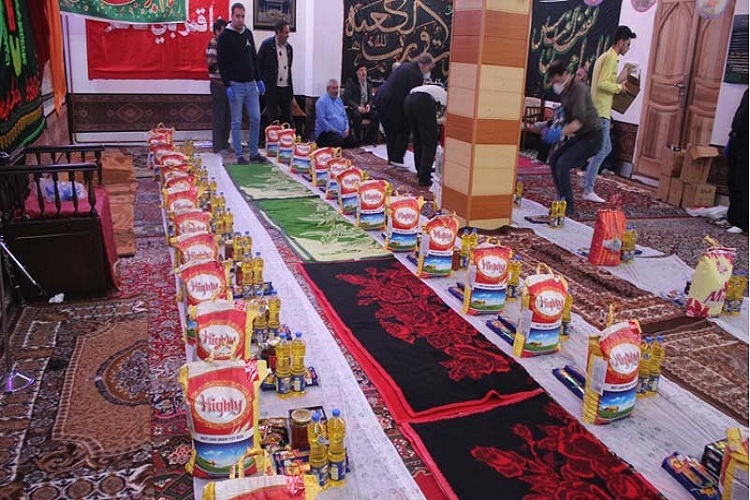 عکس | توزیع بزرگترین سبد معیشتی با نیمه شعبان در مراغه