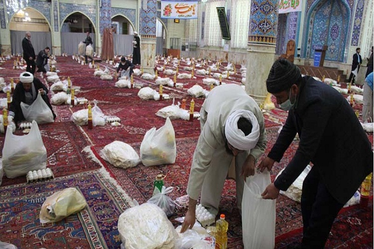 عکس | توزیع بزرگترین سبد معیشتی با نیمه شعبان در مراغه