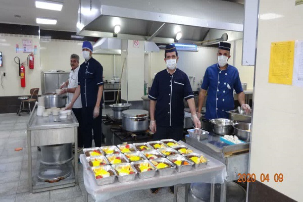 توزیع 400 غذای نذری در بین بیماران ملایری