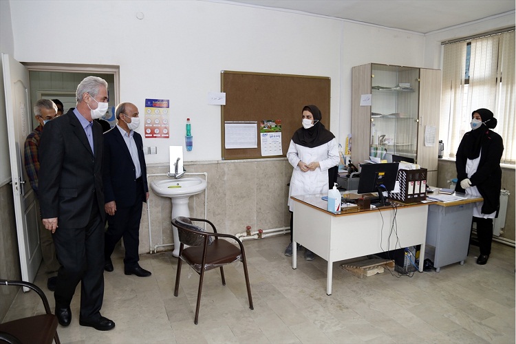 عکس | بازدید استاندار آذربایجان&zwnj;شرقی از مراکز غربالگری سلامت