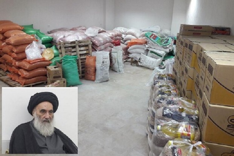 توزیع 1000 بسته معیشتی توسط دفتر آیت&zwnj;الله سیستانی در شاهرود