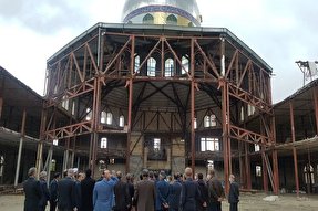 روند تکمیلی مصلی ملایر پس از دو دهه/ 60 درصد پروژه تاکنون انجام شده است