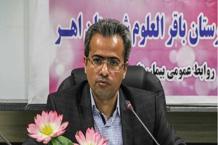 ۴۴ بیمار ابتلای قطعی و مشکوک کرونا در بیمارستان اهر بستری هستند