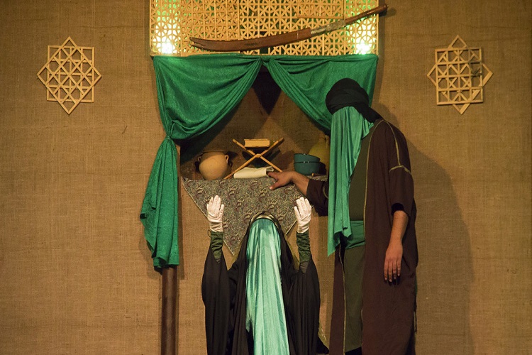 ارسالی/// اجرای نمایش مذهبی &laquo;حور در آتش&raquo; در کرج