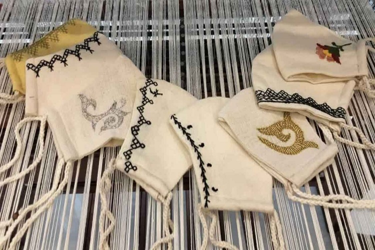 ارسالی سه شنبه//تولید ماسک با تلفیق هنرهای سنتی توسط 15 هنرمند گلستانی