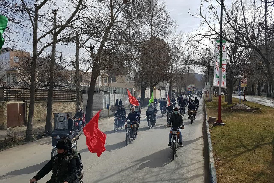 عکس | راهپیمایی موتوری و خودرویی ۲۲ بهمن در تویسرکان