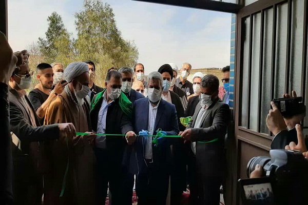 مراسم افتتاح و بهره برداری مسجد حضرت رقیه(س) روستای سعد آباد قم برگزار شد