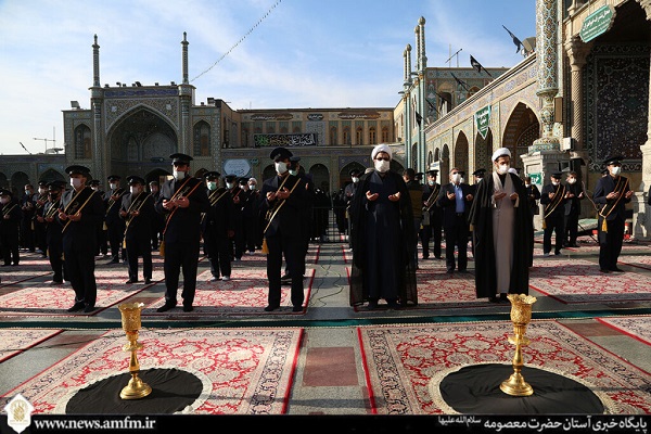 خطبه&zwnj;خوانی خادمان آستان کریمه اهل&zwnj;بیت(س) به مناسبت شهادت امام موسی کاظم(ع)