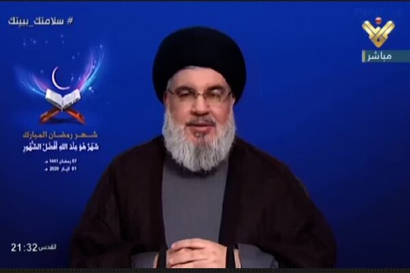 سخنرانی سیدحسن نصرالله آغاز شد