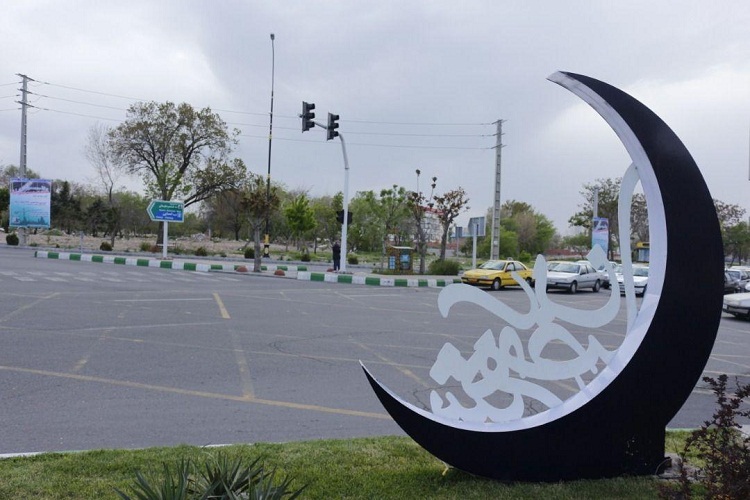 نصب المان&zwnj;های مناسبتی ماه رمضان در تبریز