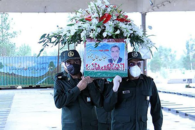 پیکر جانباز شهید در یزد تشییع شد