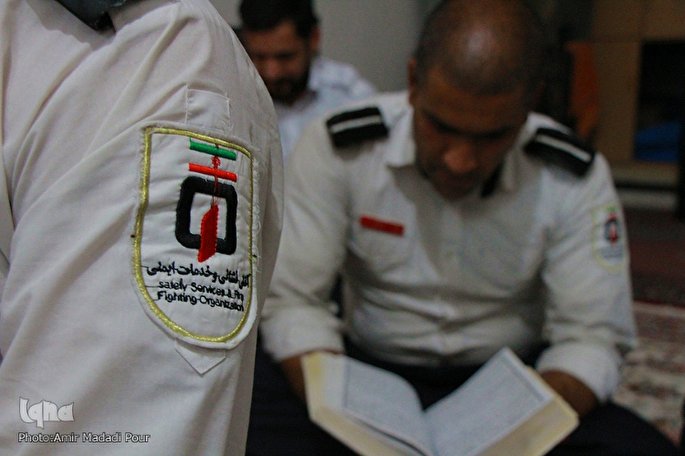 فیلم / شب احیا در ایستگاه آتش‌نشانی