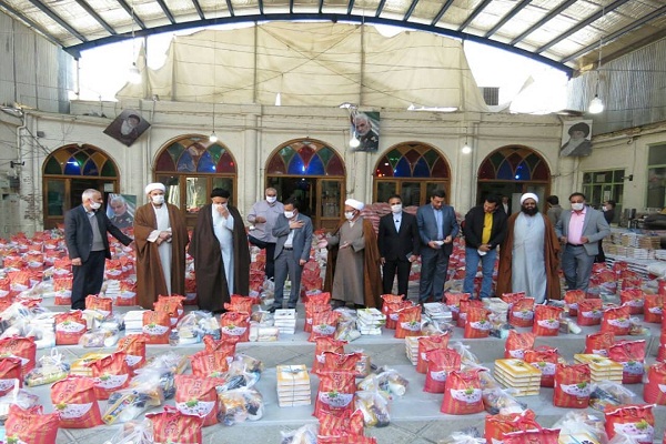۱۰۰۰ بسته معیشتی بین نیازمندان بروجردی توزیع شد