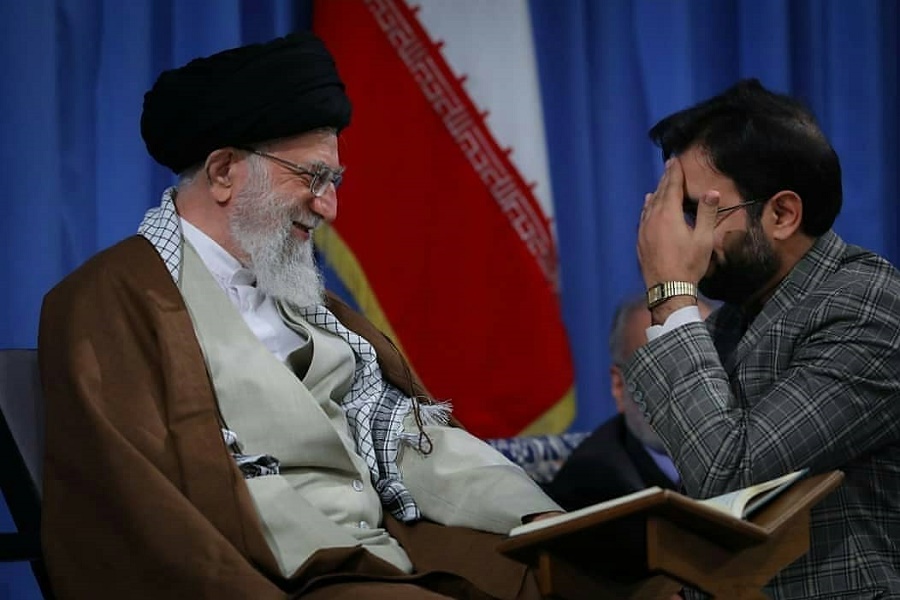 تلاوت قاسم مقدمی در محفل قرآن کریم با حضور رهبر انقلاب