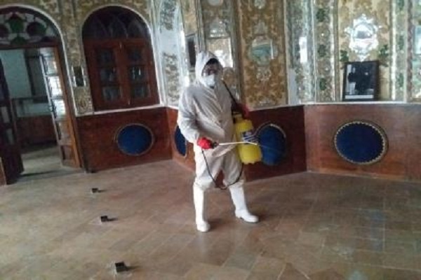 بناهای تاریخی استان اصفهان ضد عفونی شد