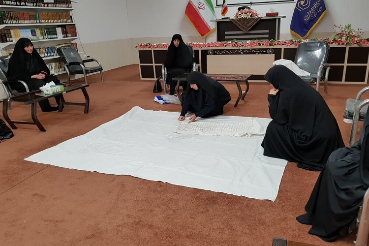 جهاد بانوان طلبه البرزی برای مقابله با کرونا جهاد بانوان طلبه البرزی برای مقابله با کرونا