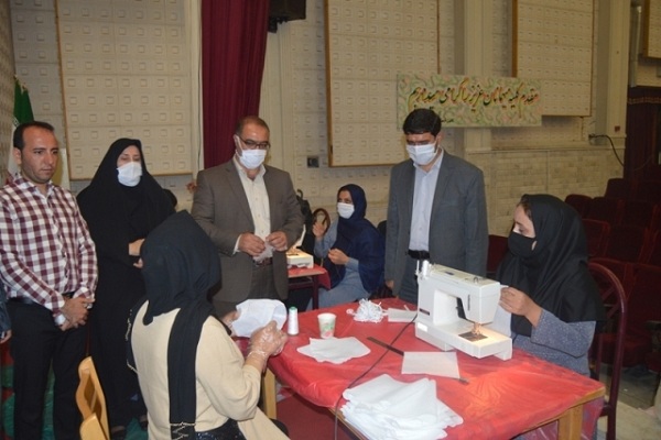تولید روزانه 4 هزار ماسک در کانون&zwnj;های فرهنگی و تربیتی لرستان